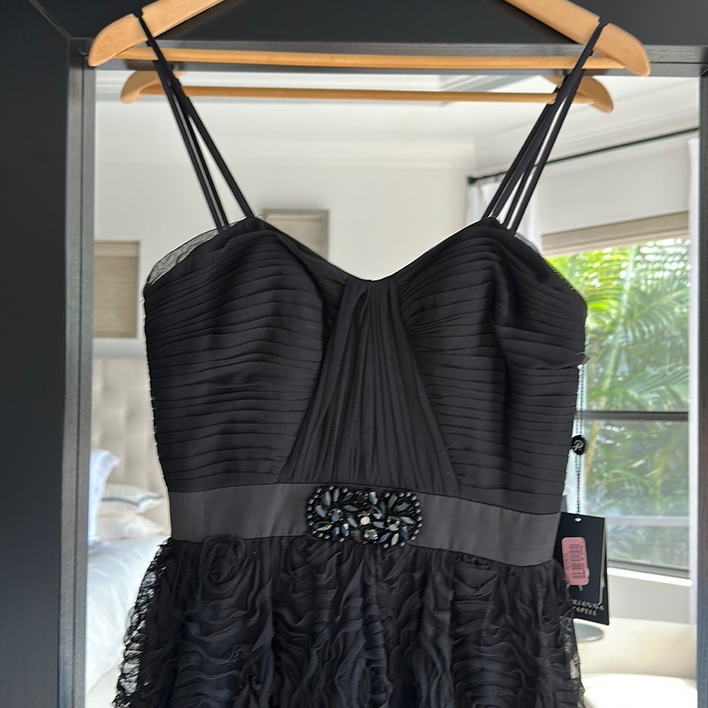 Strapless black gown NEW